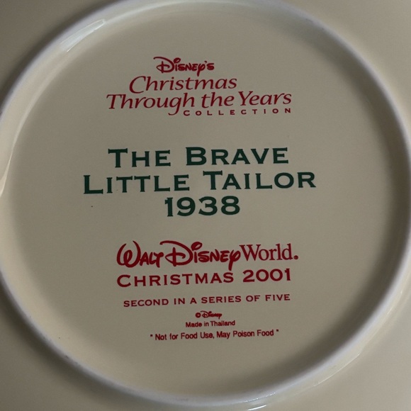Disney Brave Little Tailor Plate - Picture 2 of 4